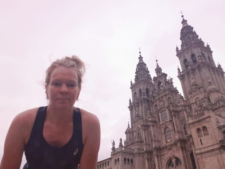 Marja van Loopgroep Fun4Run naar Compostella
